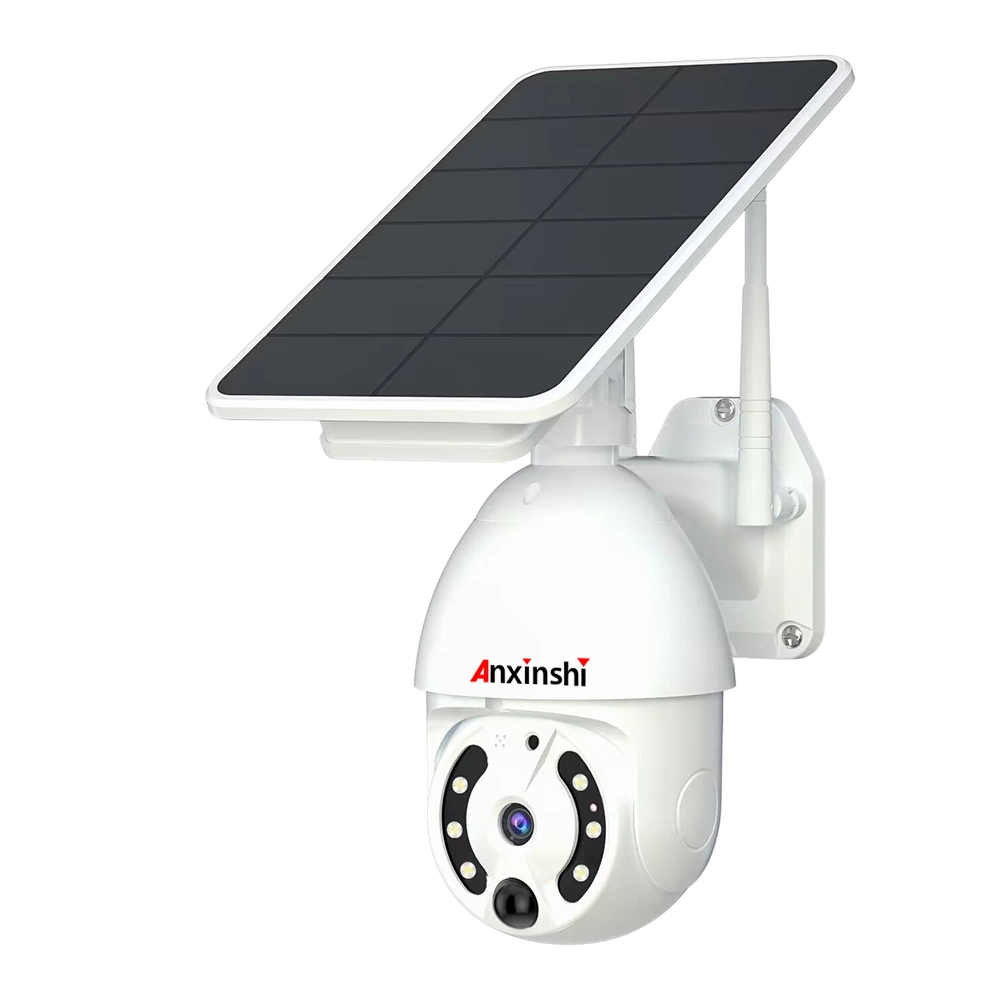 4G SIM Card 2MP HD Low Power Consumption Solar Panel Outdoor Monitoring PTZ Camera Two-Way Audio